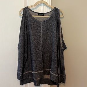 Cold Shoulder Boutique Sweatshirt | One Size